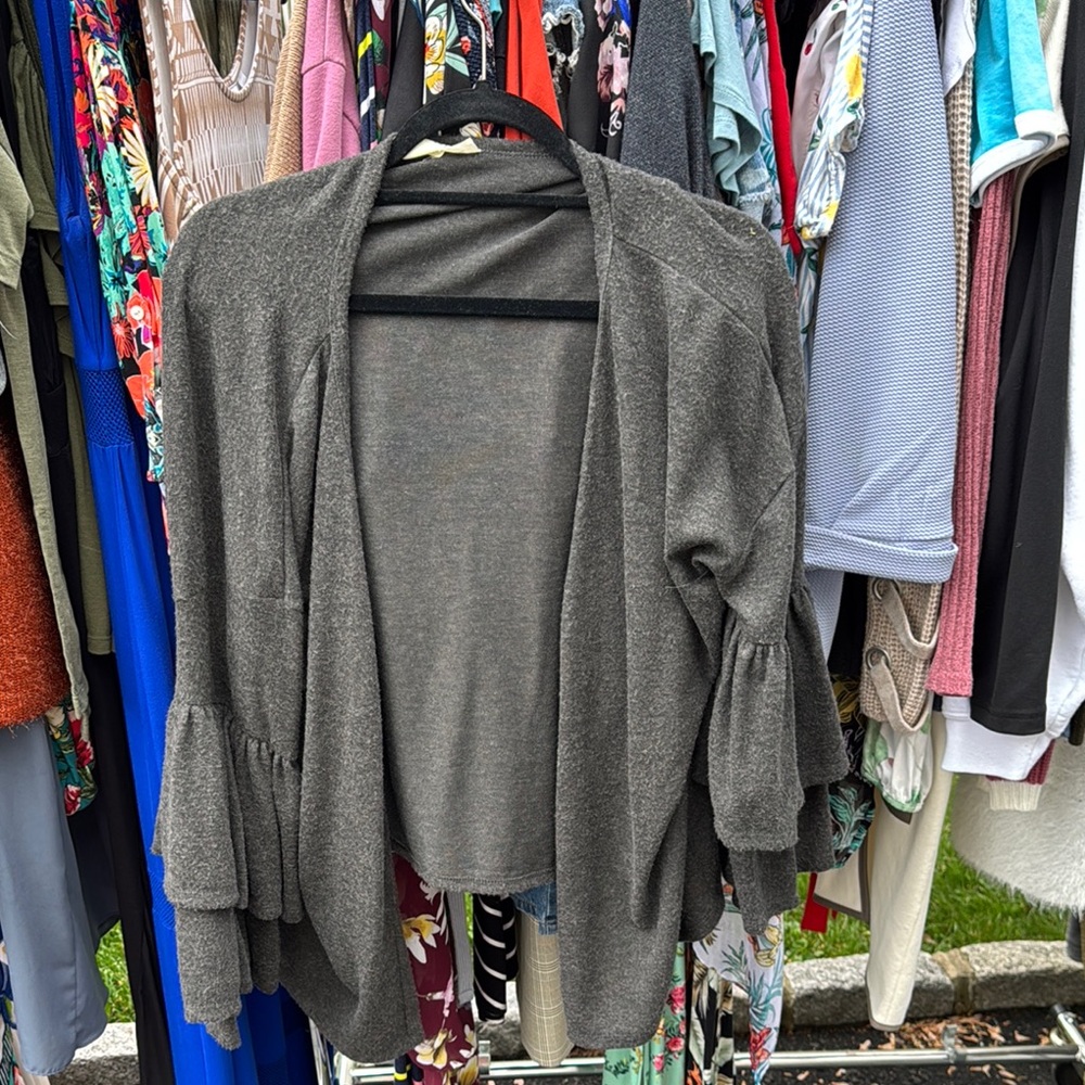Puff Sleeve Cardigan